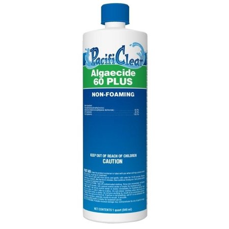 PACIFICLEAR Algaecide 60 Plus, 1 qt Bottle, Liquid F053001012PC